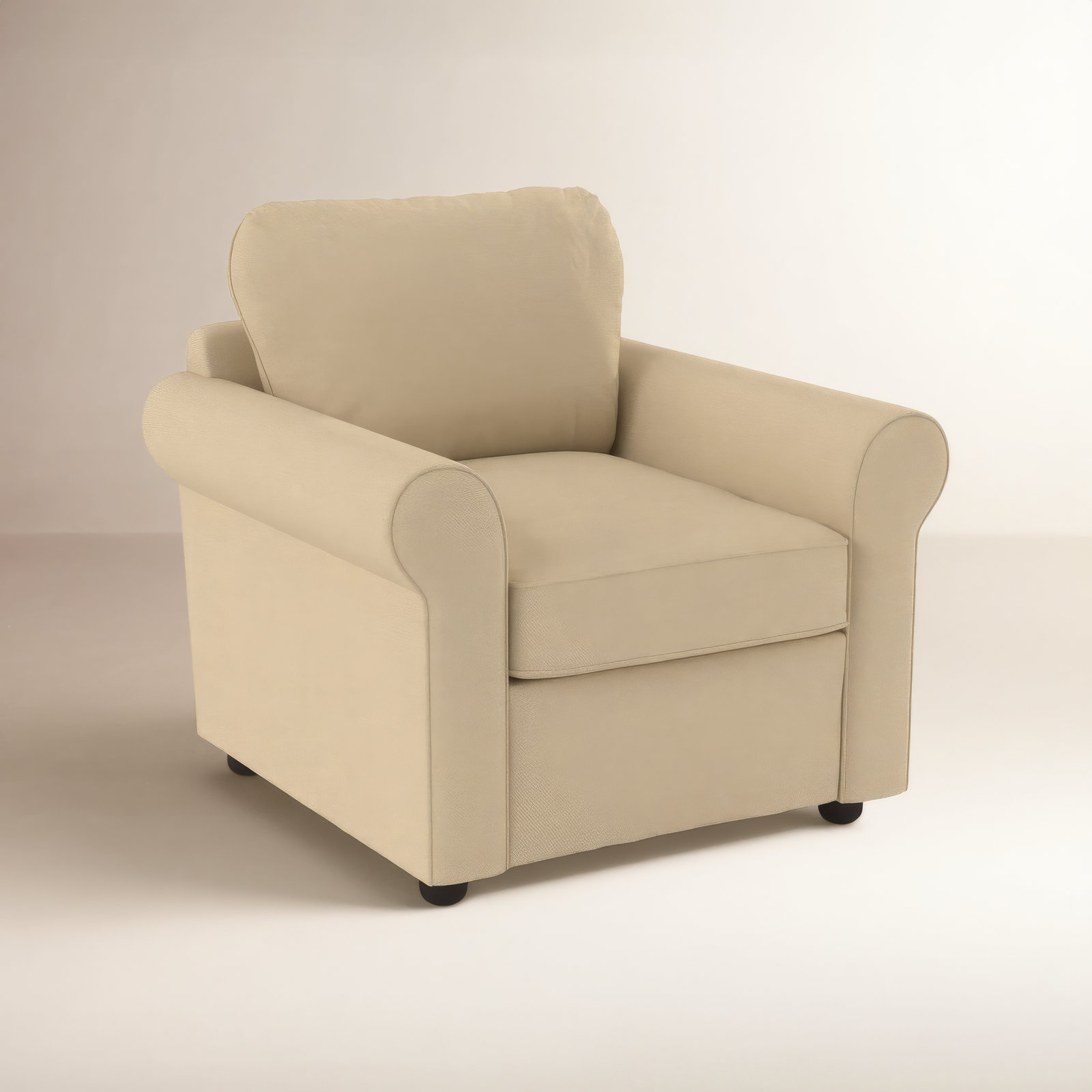 Warrington Upholstered Armchair, Bayou Stone Canvas
