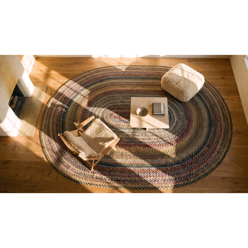 Tapis antique à large tissage plat antique