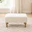 Upholstered Chenille Footstool-1094630546