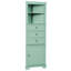 Armoire de salle de bain autoportante Anegada, armoire de rangement haute avec 3 tiroirs et tablettes réglables-1511281328-1511281329