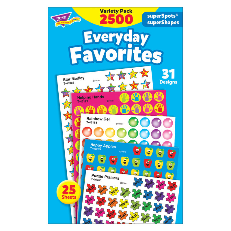 Autocollant «Everyday Favourites»