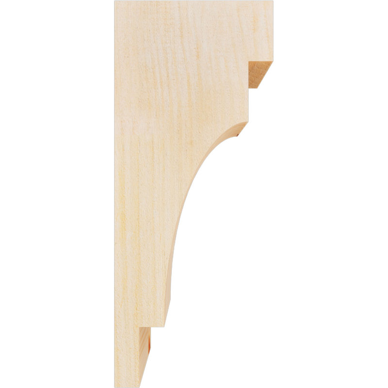 Corbeau méditerranéen, H 14 po x l 4 po x P 6 po, Sapin de Douglas, Sciage brut