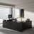 Nekisha U-Shaped Height Adjustable Executive Desk With 3-Drawer File Cabinet-237919830