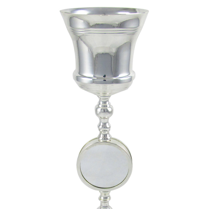 Fegley Metal Table Vase, Silver