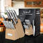 Ensemble de couteaux de cuisine 15 pièces avec aiguiseur intégré K Kitchen