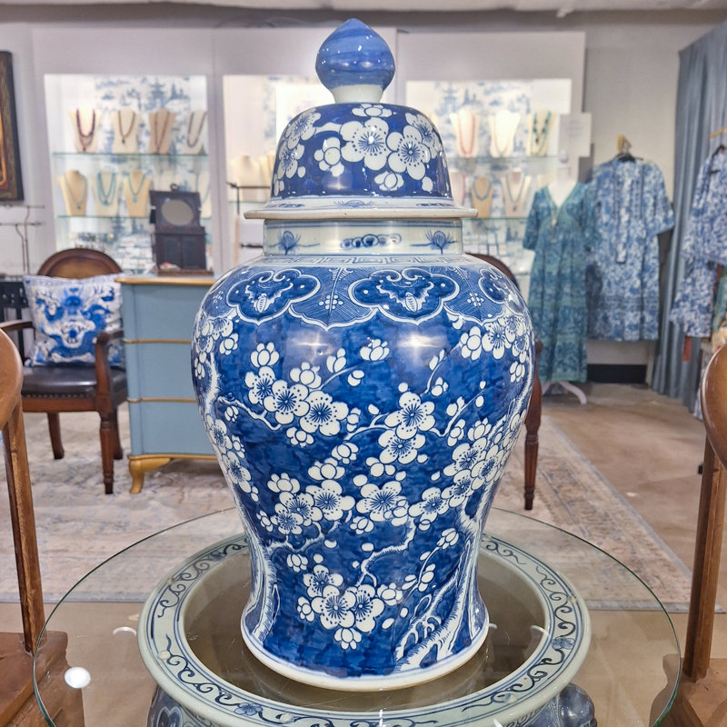 Handmade Porcelain China Ginger Jar