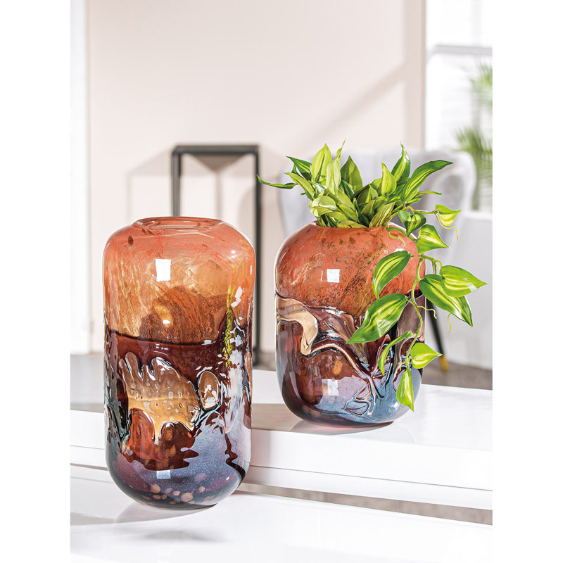 Clavens Handmade Glass Table Vase