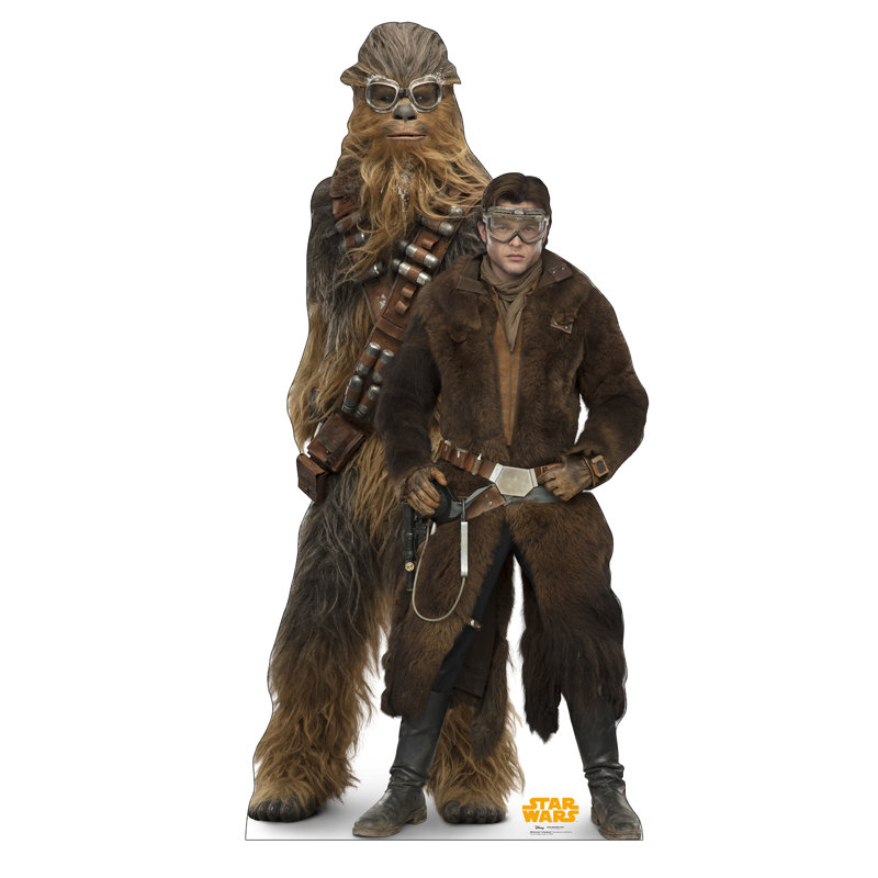 Han Solo™ And Chewbacca™ 87'' Star Wars Cardboard Standup
