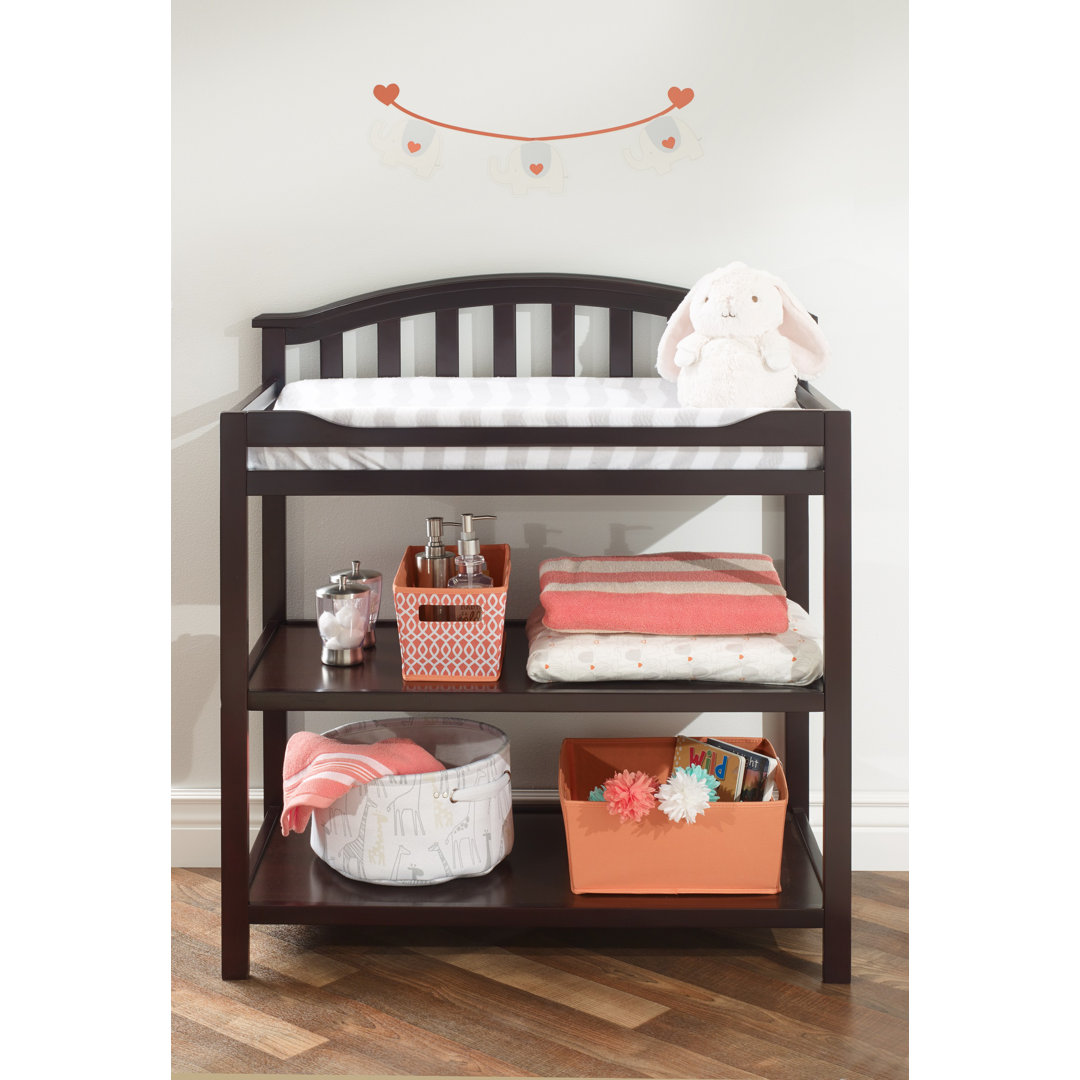 Berkley Changing Table with Pad Sorelle Color: Espresso