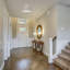 Grey Linen Semi Flush Ceiling Light with Chrome Base and White Diffuser By 17 Stories-1946407027