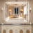LED Bathroom Mirror with Lights, Lighted Vanity Mirrors for Bathroom with Anti-Fog, Dimmable, 3 Colors, Wall Mounted & 3-Year Warranty-930514026