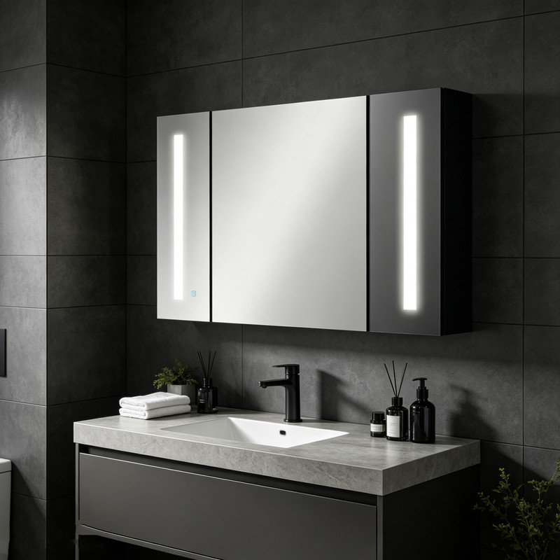 W H Medicine Cabinet Mirror