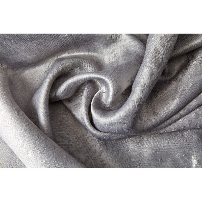 Kalyn Blackout Curtain Pair, 229 W x 229 D cm, Silver