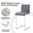 Chatrice 25'' Faux Leather Counter Stool with Metal Frame-887307457-919879501