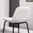 Everleaner Upholstered Counter Stool with Metal Frame-608982496