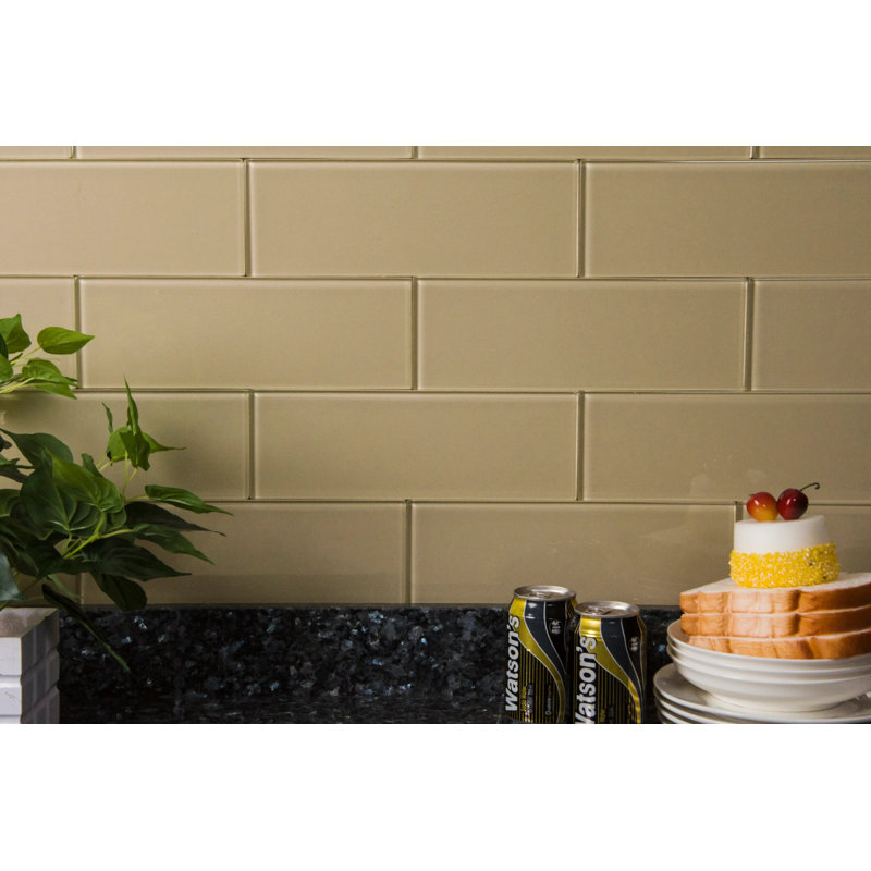 Carreaux de mur en verre Nude Block 3 po X 6 po (0,13 pi2 / pièce)