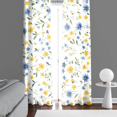 Shamont Semi Sheer Curtain Pair