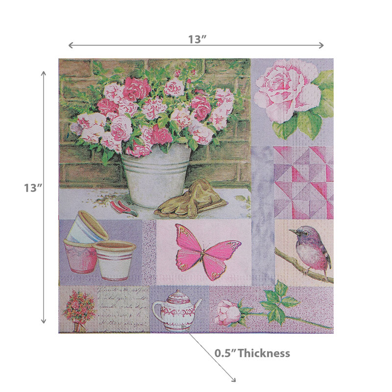 Ih Casadecor Floral Napkin