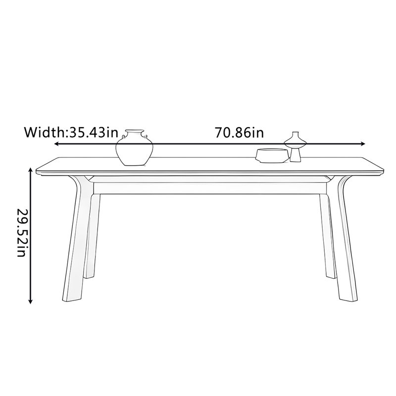 Suzeth, 29.52"H x 70.86"L x 35.43"W