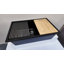 Évier de cuisine à quartz encastré à simple cuve en granite 32 po x 19 po-100668258
