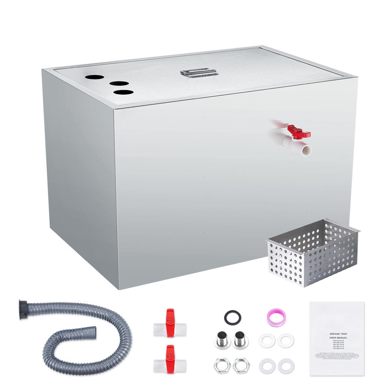 Système de filtration commercial sous siphon en acier inoxydable