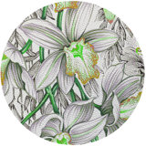 Orchid Cymbidium 16" Vinyl Placemat