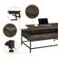 Ensemble de 3 tables basses et tables de bout Cliff