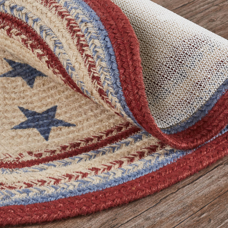 Tapis en jute Celebration, Ovale 1 pi 8 po x 2 pi 6 po
