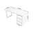 Nut-brown Rectangular Solid Wood desks-997347394-997347396