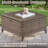 Bentzy Outdoor Patio Ottomans with Cushions-143566877