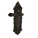 Victorian Plate Privacy (Bed & Bath) with Fleur Lever