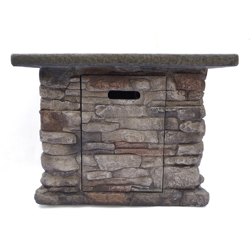 STONEWALL 32” SQUARE PROPANE FIRE PIT.
