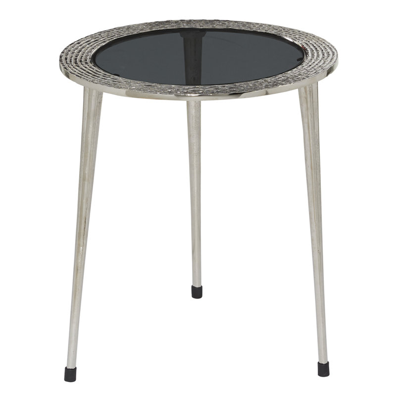Glass Top End Table