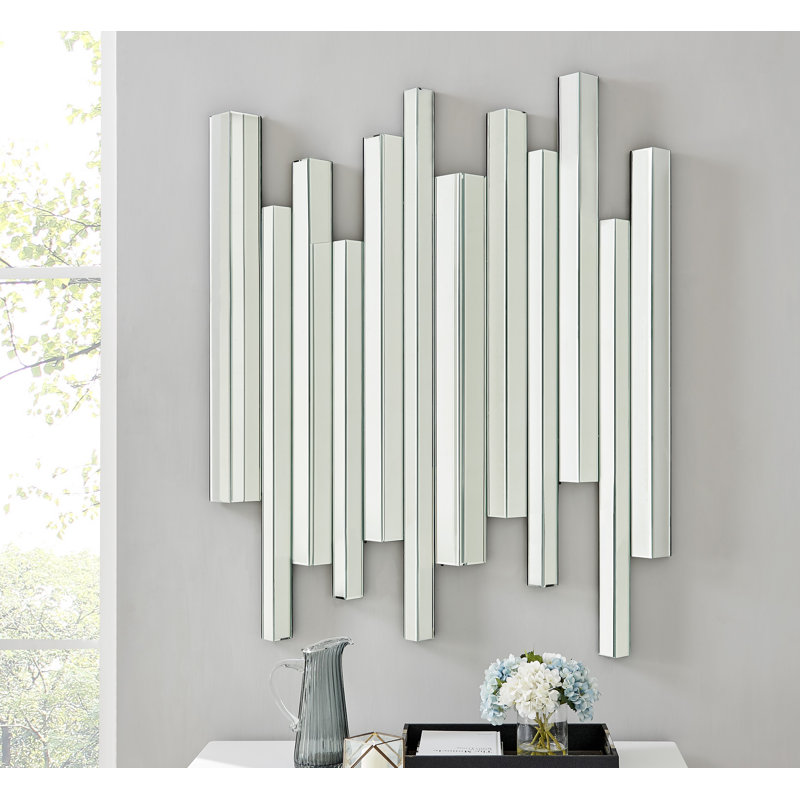 Kreamer Crystal Style Accent Mirror, 150cm H x 120cm W