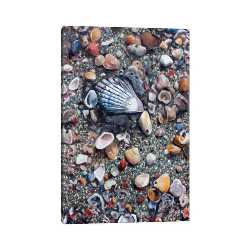 Remnants Of The Tide by Jerry Lee Kirk - Wrapped Canvas Gallery-Wrapped Canvas Giclée