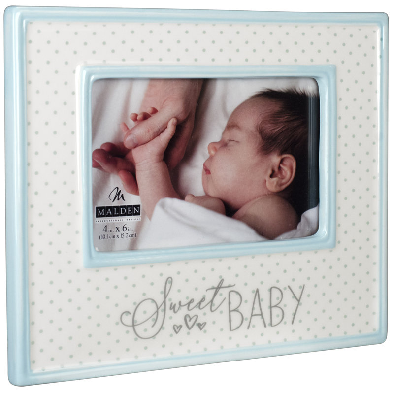 Cadre photo de bébé doux
