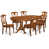 7 Pieces: 1 Table, 6 Chairs selected