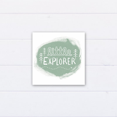 « little explorer », art sur toile
