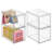 mDesign Plastic Stackable Kitchen Pantry Storage Organizer with Drawer-70924783-98155942