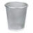 Berriman Silver Round Metal Mesh Open Waste Paper Bin 12L Lightweight Circular Mesh Trash Can( 2 )