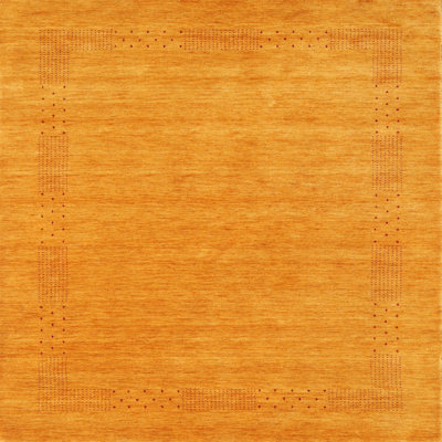 Tapis abstrait orange
