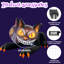 Chat gonflable d'Halloween 7 pi Halloween avec lumières DEL intégrées