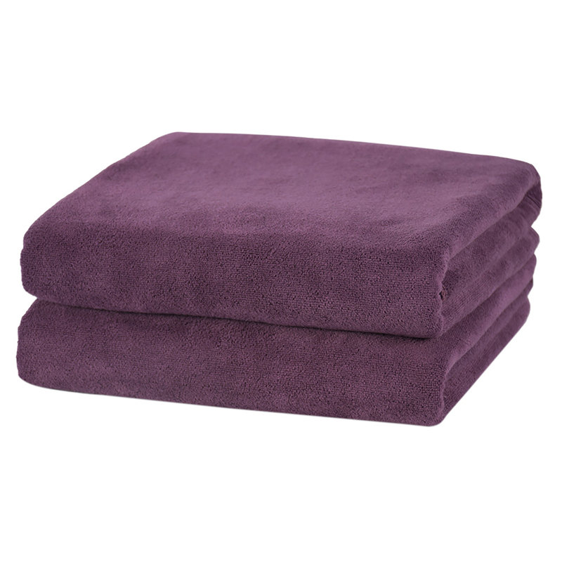 Midweight Bath Towel, Dark Purple