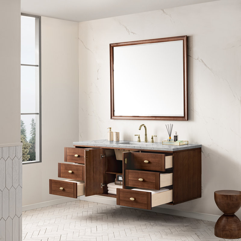 Amberly 60'' W Single Vanity, Siberian