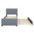 Upholstered Platform Bed With Trundle-2102198275