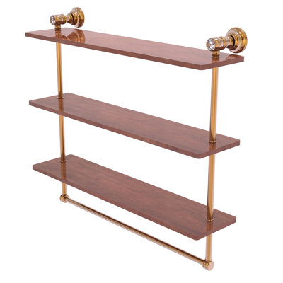 Freyja 3 Piece Solid Wood Tiered Shelf