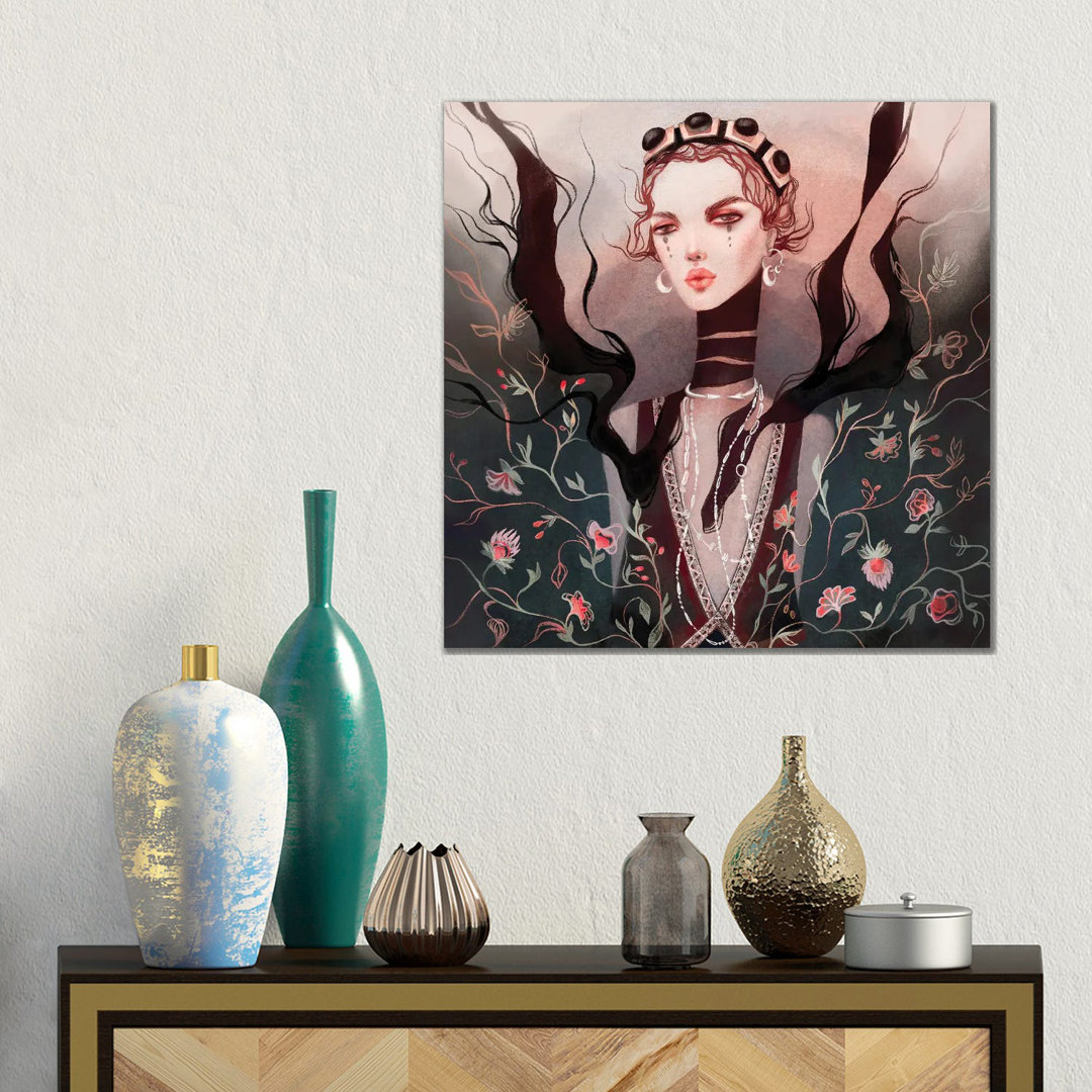 Blossom Etro von Kasionatta - Gallery-Wrapped Canvas Giclée on Canvas