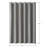 Linen Textured Shower Curtain and Hooks Set-1782405551
