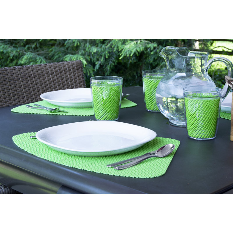 Napperon 13 "Baltz, Vert lime