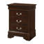 Table de chevet avec table de chevet 3 tiroirs Citronelle-41524247